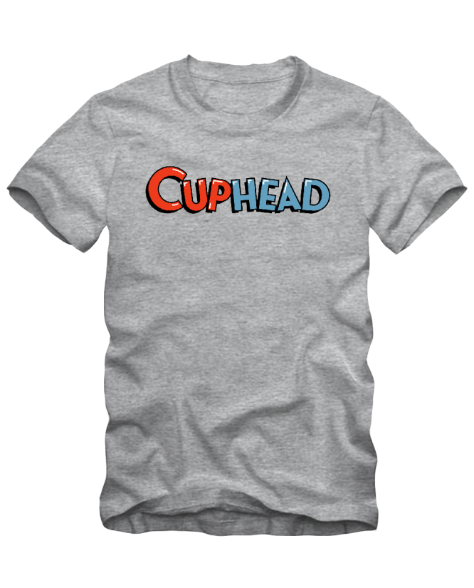 Marškinėliai Cuphead logo Marškinėliai Cuphead logo
